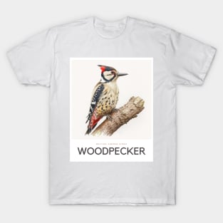 British Garden Birds: Woodpecker T-Shirt